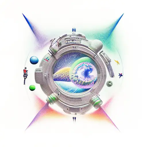 to infinity and beyond  tattoo design idea