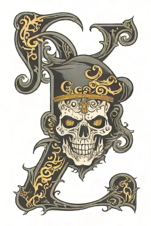 my son's name Jerome. in pasted letter. with shadows tattoo design idea