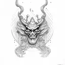 Hades tattoo design idea