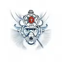 firefighter tattoo design idea