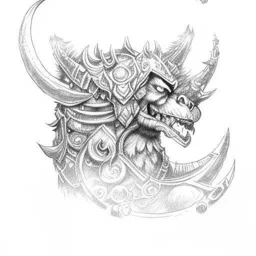 World of warcraft moonkin tattoo design idea