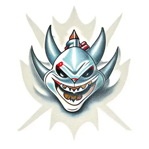 gengar plumber tattoo design idea