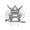 plumber gengar tattoo design idea