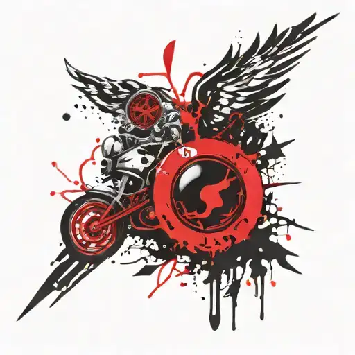 supernatural strong power tattoo design idea