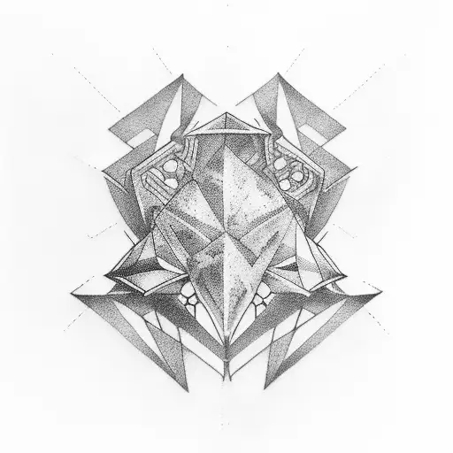 pentagon tattoo design idea