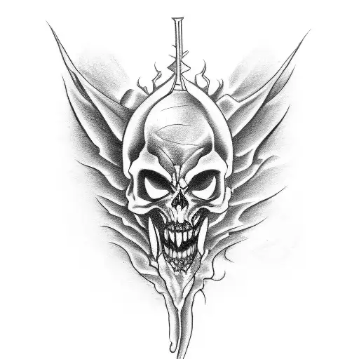 Draw tattoo designs based on the book devil's night by Penelope Douglas tattoo design idea