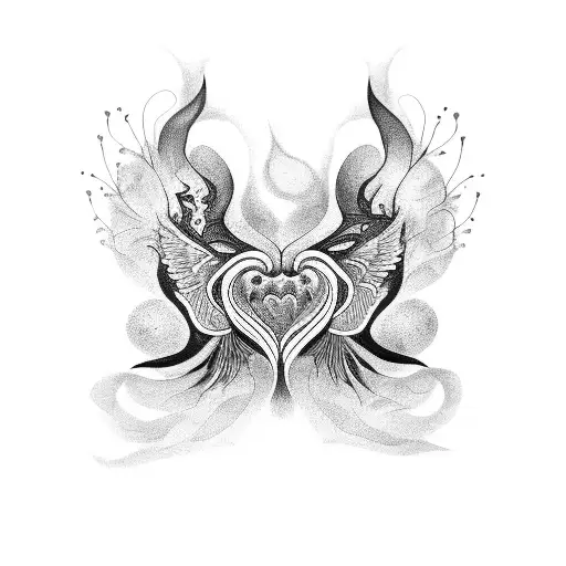 zodia fecioara tattoo design idea