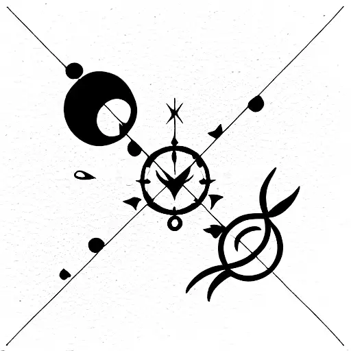 virgo tattoo design idea