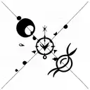 virgo tattoo design idea