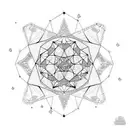 constellation cassiopeia tattoo design idea