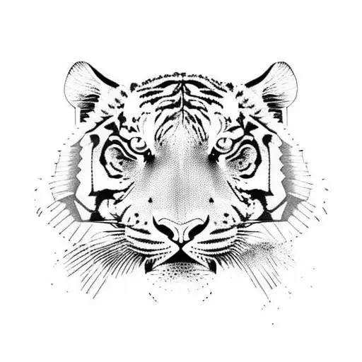tiger stripes  tattoo design idea