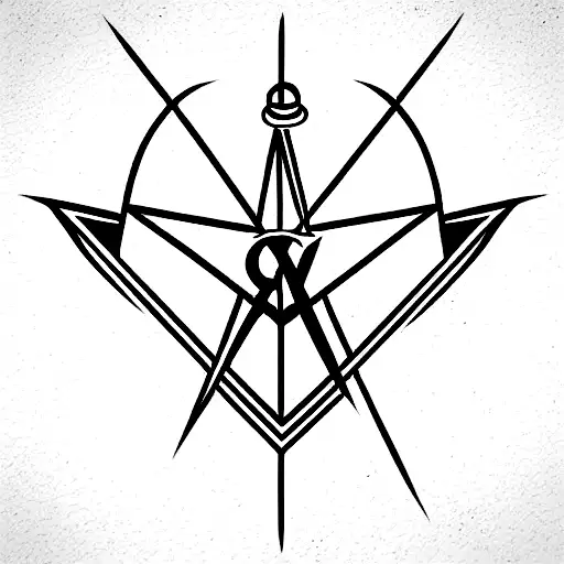 freemason symbol tattoo design idea