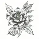 December birth flower December birth flower; May birth Flower; August birth Flower; March birth Flower tattoo design idea
