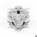 torii tattoo design idea