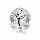 torii tattoo design idea