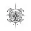 serbian cross tattoo design idea