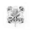 serbian cross tattoo design idea