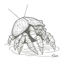 Hermit crab star wars tattoo design idea