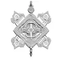 multiple jewelry charms tattoo design idea