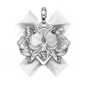 multiple jewelry charms tattoo design idea