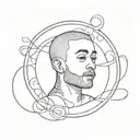 Mac Miller Circles Album tattoo design idea