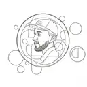 Mac Miller Circles Album tattoo design idea
