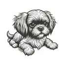 Tattoo of my dog, Shih Tzu puppy , is name is "chico" tattoo design idea