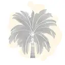 palm tree tattoo design idea
