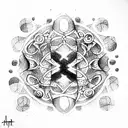 magic tattoo design idea