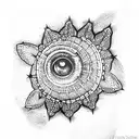 magic tattoo design idea