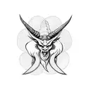 Baphomet  tattoo design idea