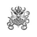 Baphomet  tattoo design idea