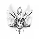 Baphomet  tattoo design idea