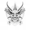 Baphomet  tattoo design idea