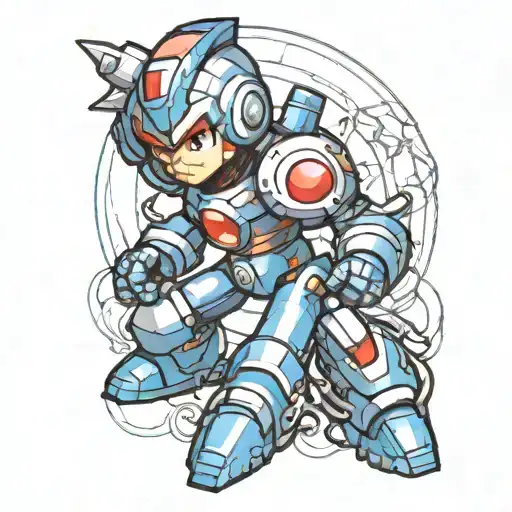 megaman tattoo design idea