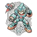 megaman tattoo design idea