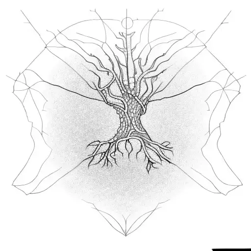 neuron network tattoo design idea