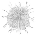 neuron network tattoo design idea