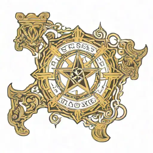 Texas state outline Alpha Phi Alpha Christian actor Pharaoh  tattoo design idea