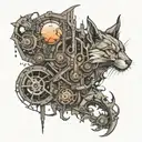 post apocalypse tattoo design idea