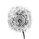 Dandelion tattoo design idea