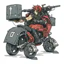 red 13 final fantasy 7 tattoo design idea