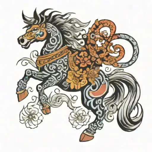 mongolia tattoo design idea