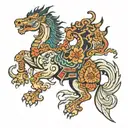 mongolia tattoo design idea