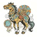 mongolia tattoo design idea