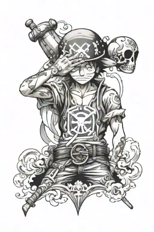 one piece law heart tattoo tattoo design idea