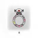 ring tattoo on finger wedding tattoo design idea