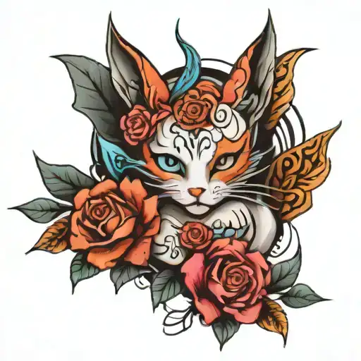 contradiction tattoo design idea