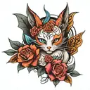 contradiction tattoo design idea