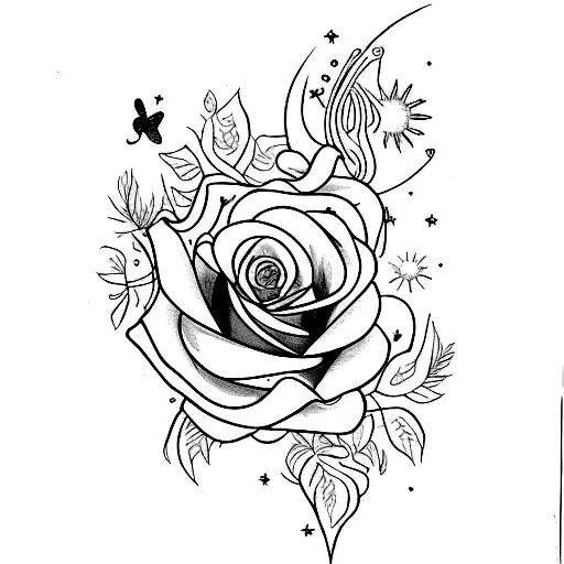 I love the singer Halsey. I like feminine drawings like roses, fairies, stars or butterflies. I love Psychiatry, Psychol tattoo design idea